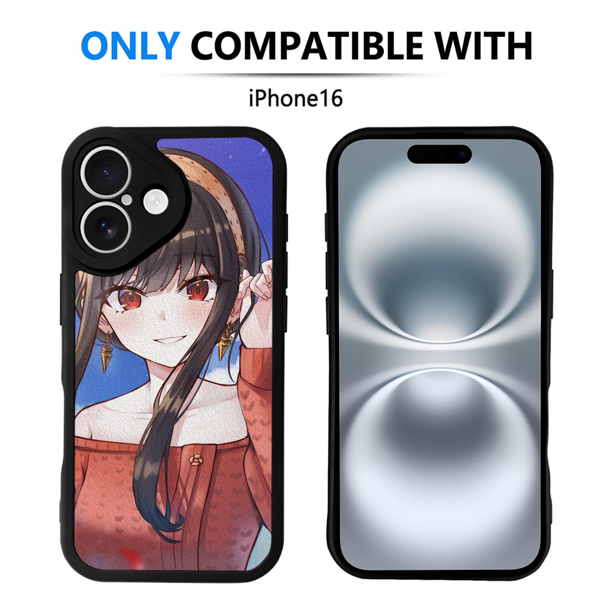 （画像用） SPY×FAMILY间谍家家酒 【iPhone 16シリーズ対応】シリコンスマホケース（レザー調） 材質：シリコン
